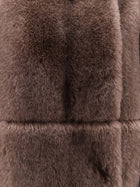 Valentini 1972 Women's Faux Fur Jacket Beige, view 3