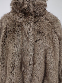 Alysi Women's Faux Fur Jacket FUME