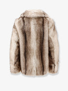 Nude Lucy Women's Faux Fur Jacket Silver