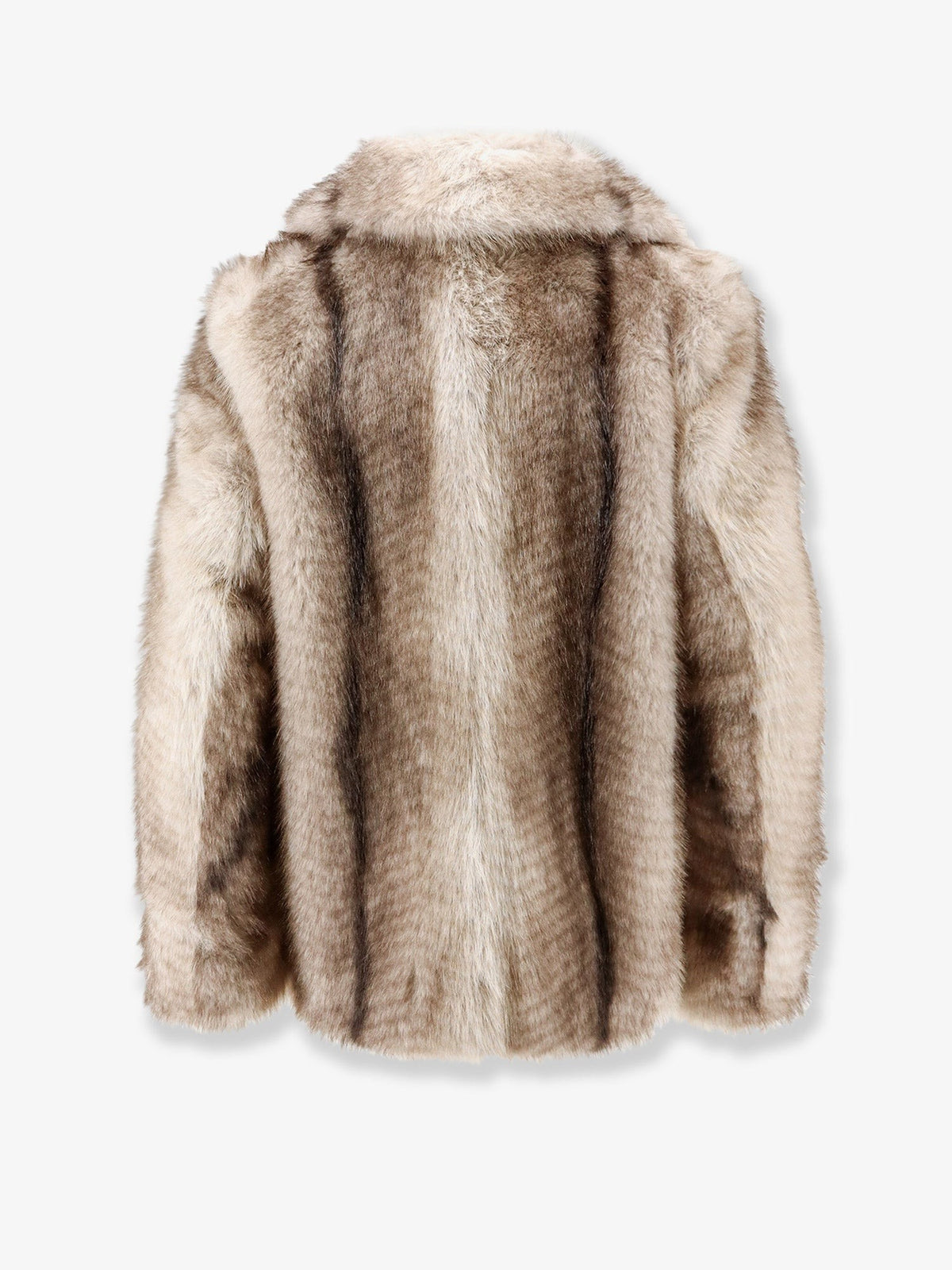 Nude Lucy Women's Faux Fur Jacket Silver