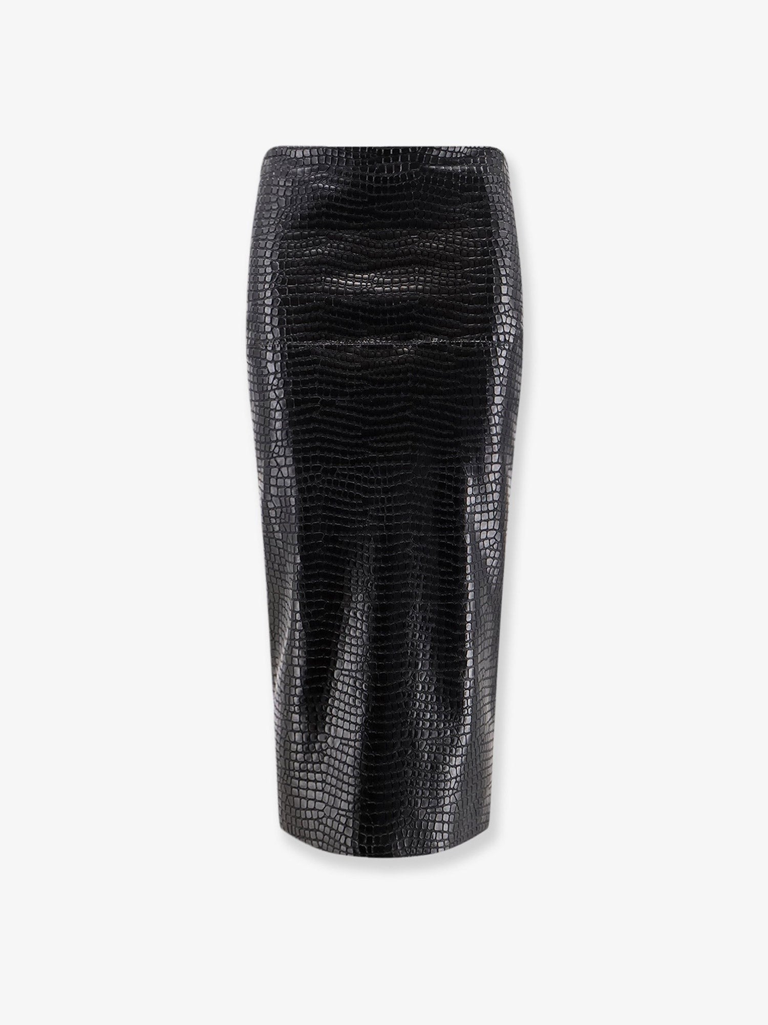 Nude Women's Faux Leather Skirt Black