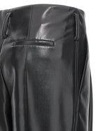 PHILOSOPHY Faux Leather Trousers Black, view 4