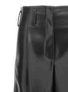 PHILOSOPHY Faux Leather Trousers Black, view 3