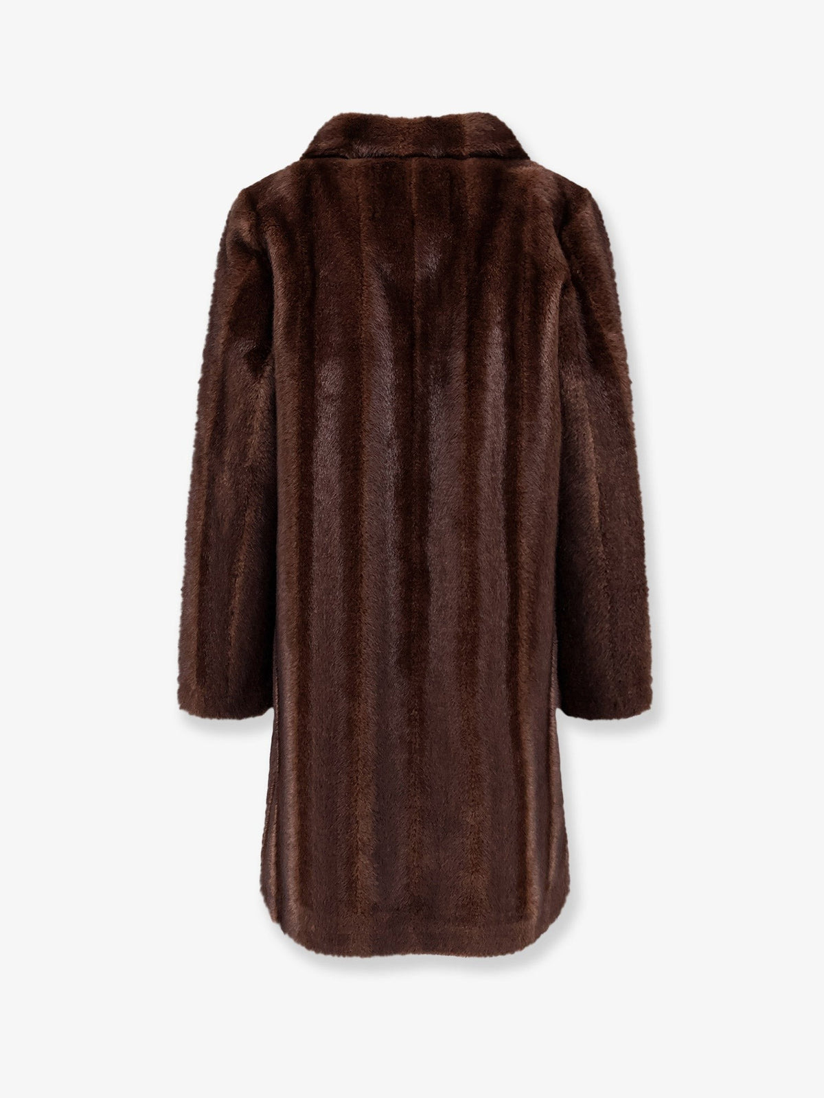 Valentini 1972 Women's Faux Mink Fur Coat Brown