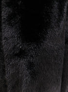Valentini 1972 Women's Faux Mink Jacket Black, view 3