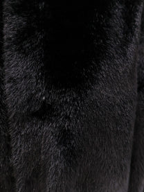 Valentini 1972 Women's Faux Mink Jacket Black, view 3