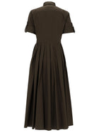 Fay Women's Poplin Cotton Chemisier Dress Green, view 2