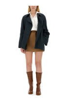 Fay Women's Short Trench Black, view 2