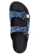 Jimmy Choo Fayence Sandals Blue, view 4