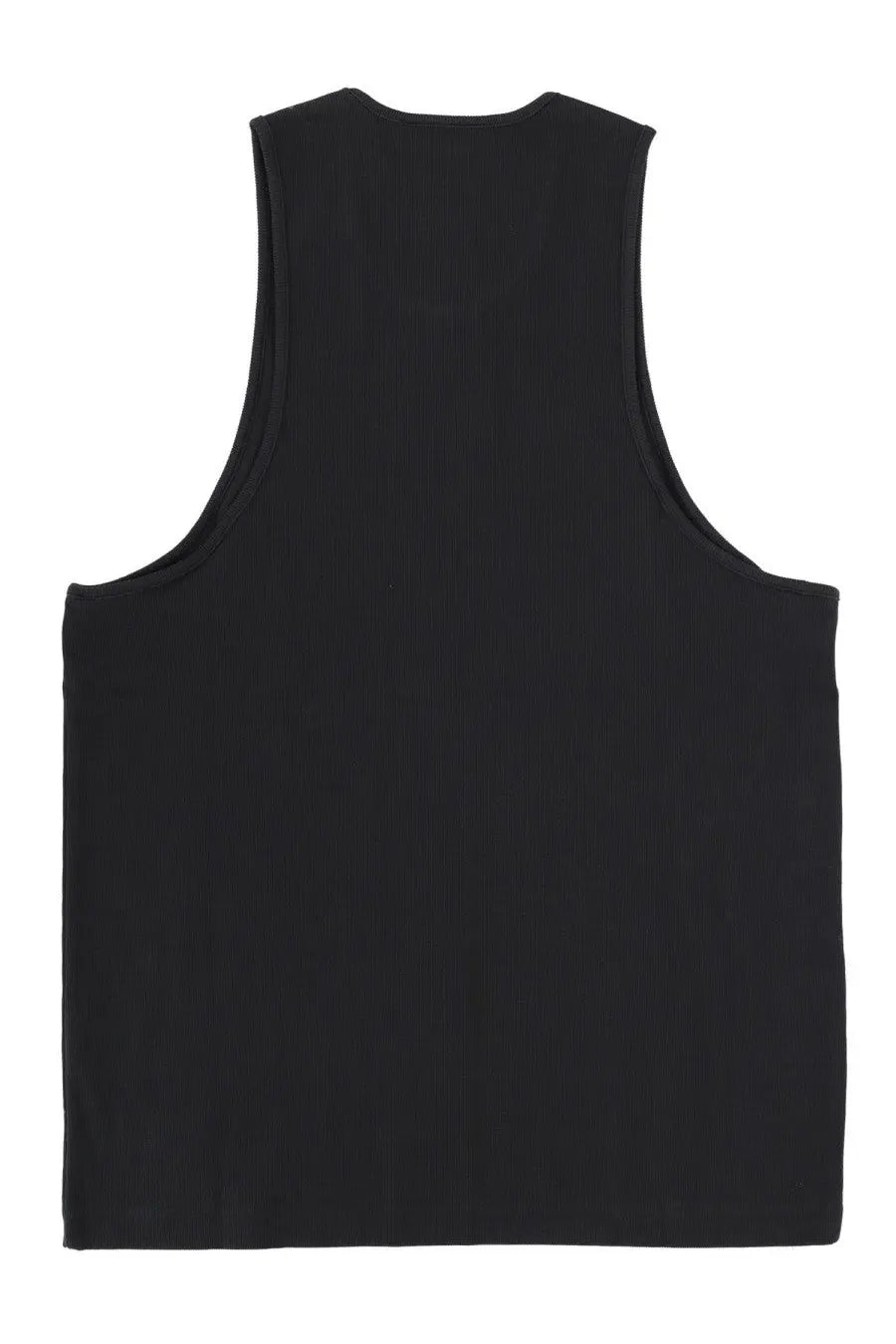Fear of god essentials men’s black sleeveless tank top in cotton with a simple solid design