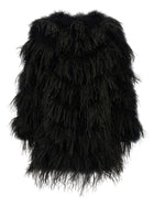 Yves Salomon Feather Caban Black, view 2