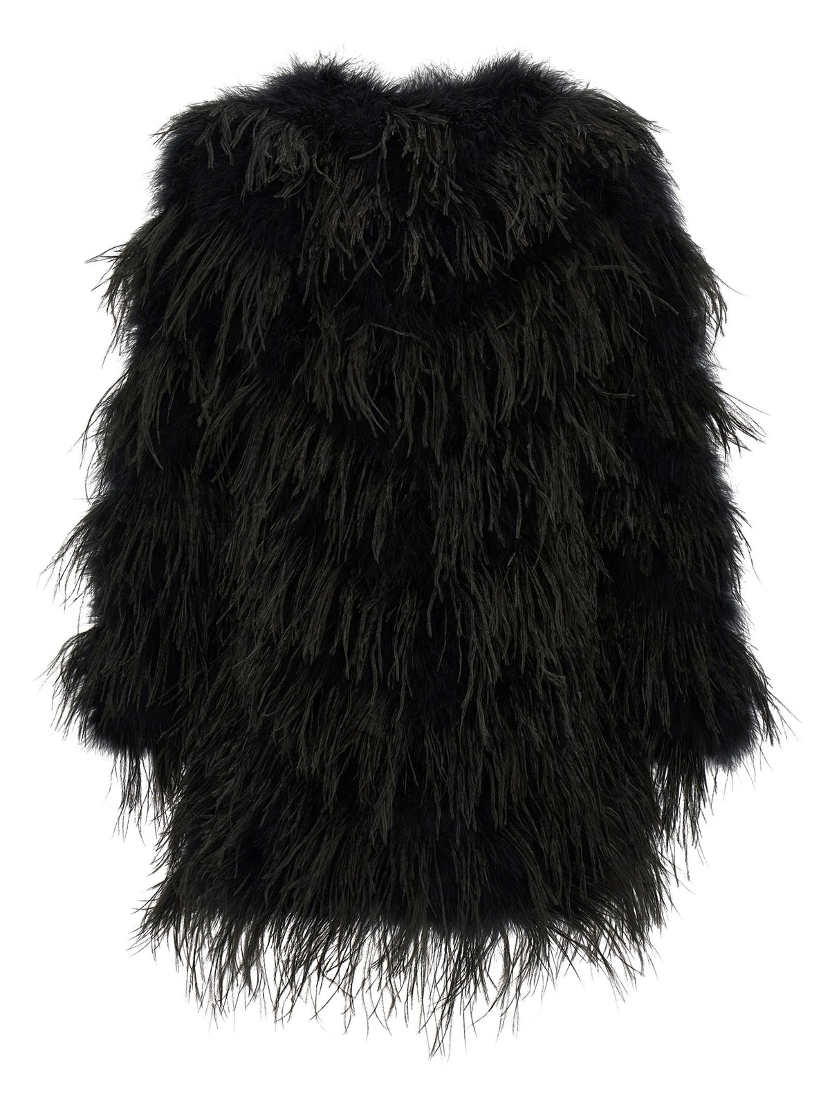 Yves Salomon Feather Caban Black, view 2