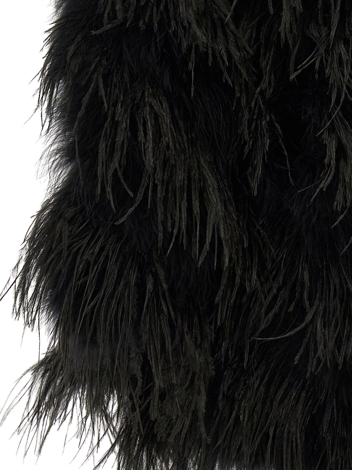 Yves Salomon Feather Caban Black, view 4