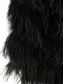 Yves Salomon Feather Caban Black, view 4