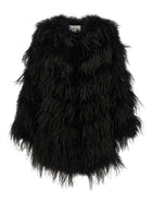 Yves Salomon Feather Caban Black