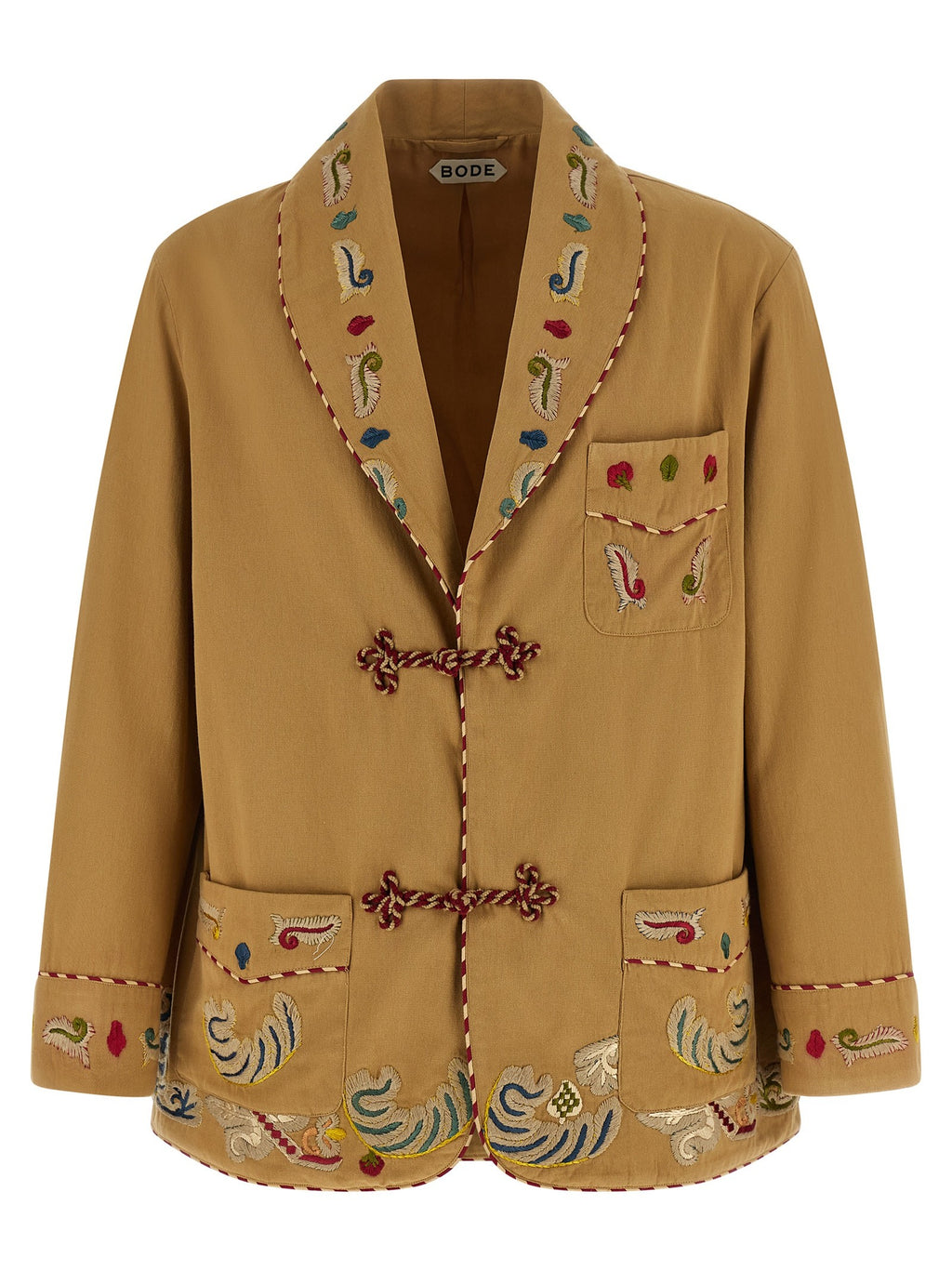 BODE Feather Runner Smoking Blazer Beige
