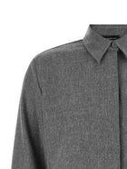 Fabiana Filippi Feather Shirt Grey, view 3