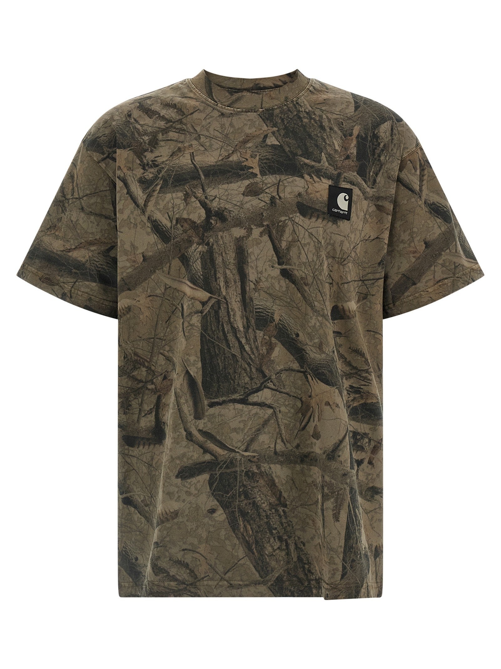 Carhartt Wip Feather Tree Print Shirt Green