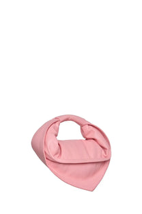 Federico Cina women’s mini tortellino bag in soft pink with structured shape and distinctive knot handle