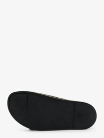 Fendi Women's Feel FF Fabric Sandals Black
