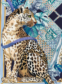 Ferragamo Felindra Scarf Blue