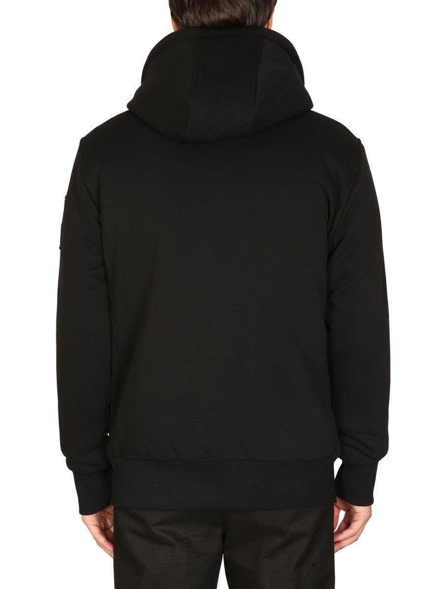Moose Knuckles Men's Bunny Sweatshirt Black, view 3
