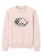 Burberry Women's Caroline Sweatshirt with Inserto Check Blue