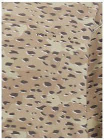 Stampd Felpa Con Cappuccio Camo Leopard Beige