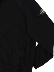 Stone Island Men's Felpa Con Patch Black