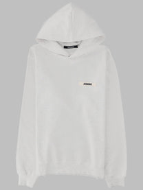 JACQUEMUS Men's Felpa Con Cappuccio Grey