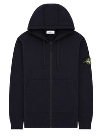 Stone Island Men's Felpa Con Cappuccio Blue