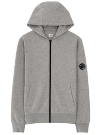 C.P. Company Men's Felpa Con Cappuccio Grey