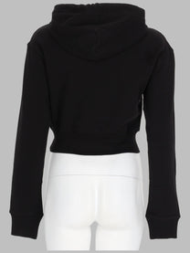 Versace Jeans Couture Women's Felpa Con Emblema Barocco Black