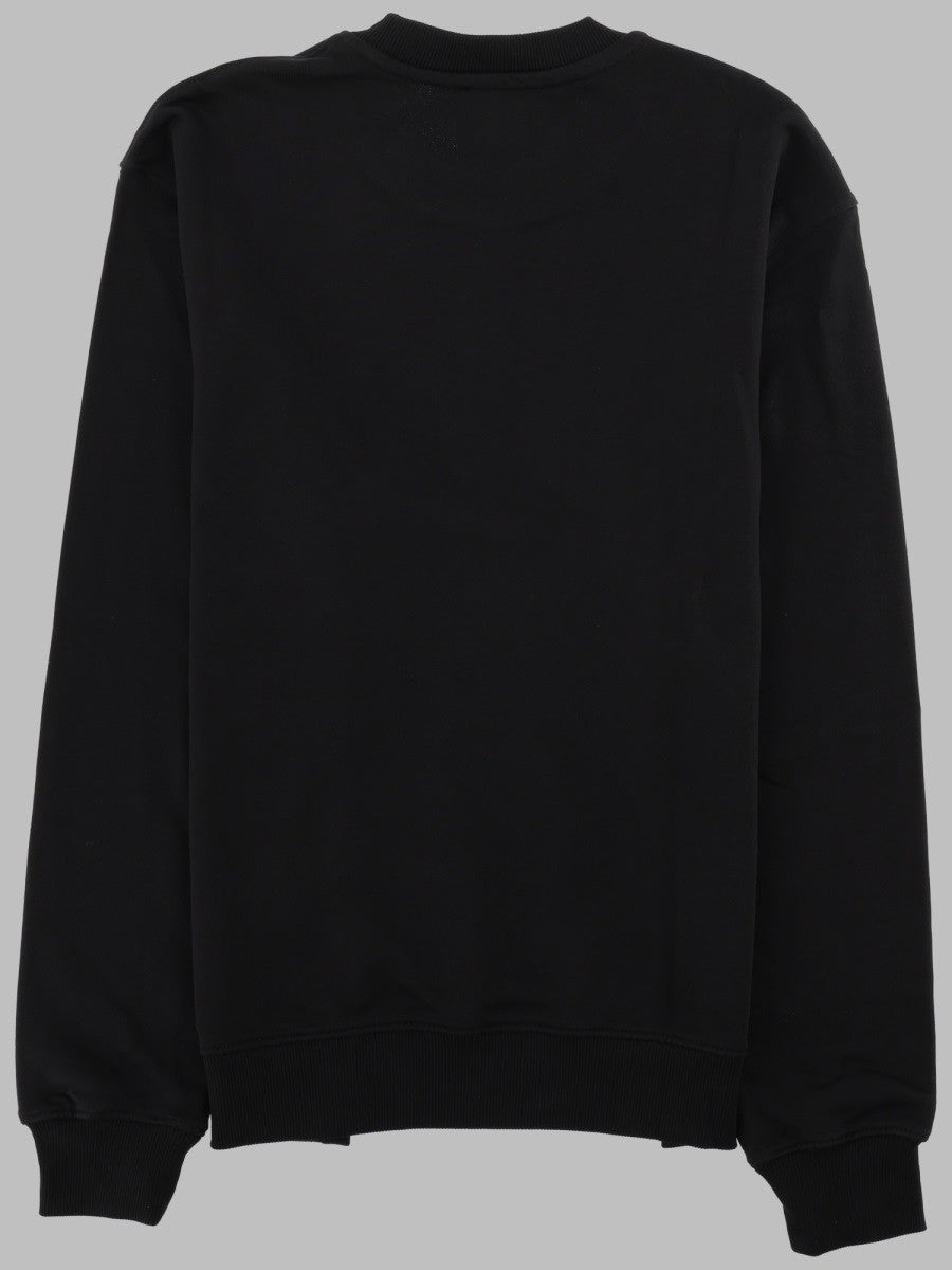 Versace Jeans Couture Men's Felpa Con Baroque Black