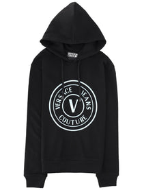 Versace Jeans Couture Men's Felpa Con Cappuccio Black