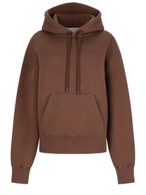 Ami Paris Women's Hoodie Brown