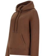 Ami Paris Women's Hoodie Brown