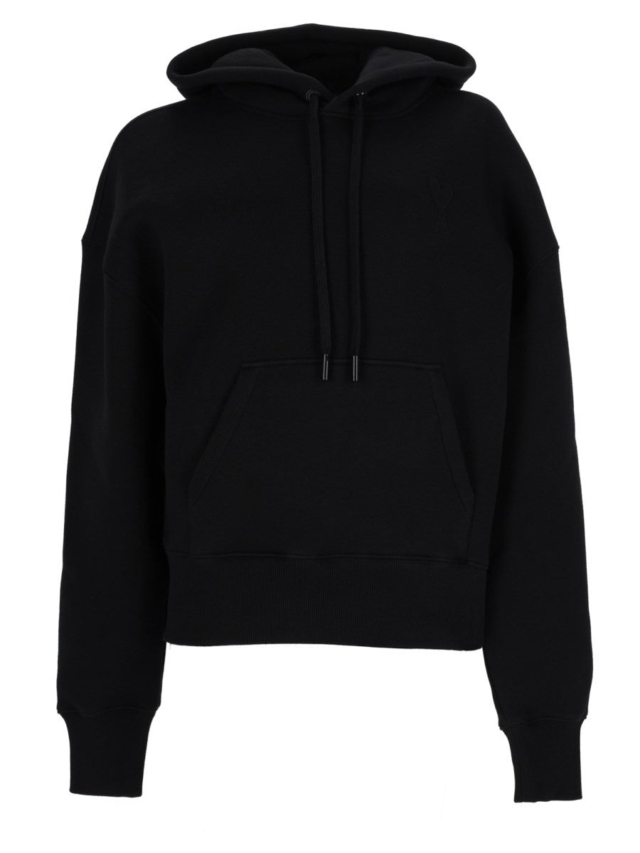 Ami Paris Women's Hoodie Black
