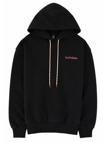 No Problemo Men's Felpa Con Stampa Black
