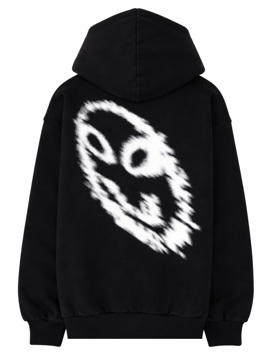 No Problemo Men's Felpa Con Stampa Black