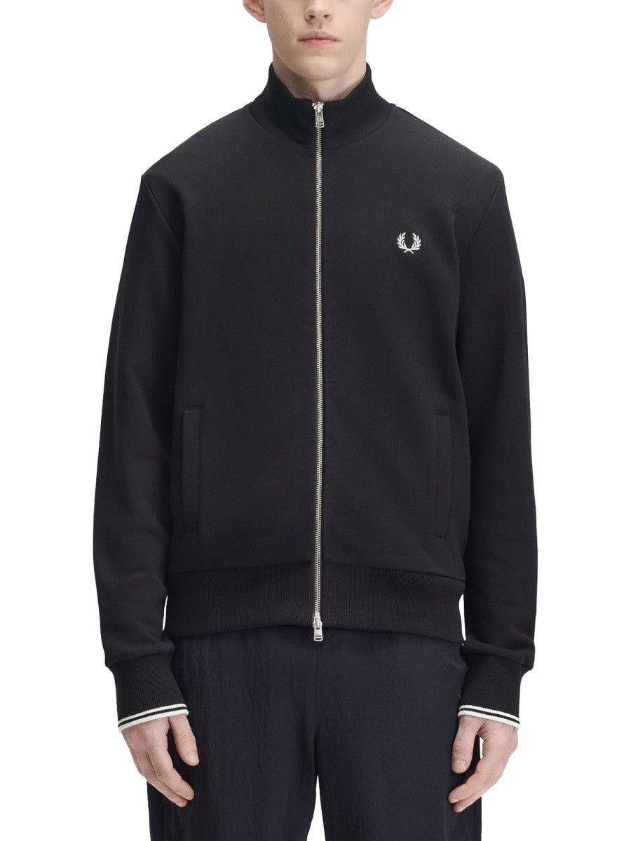 Fred Perry Men's Zip Sweatshirt Black