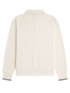 Fred Perry Men's Zip Sweatshirt White, view 2