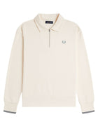 Fred Perry Men's Zip Sweatshirt White