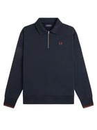 Fred Perry Men's Zip Sweatshirt Blue