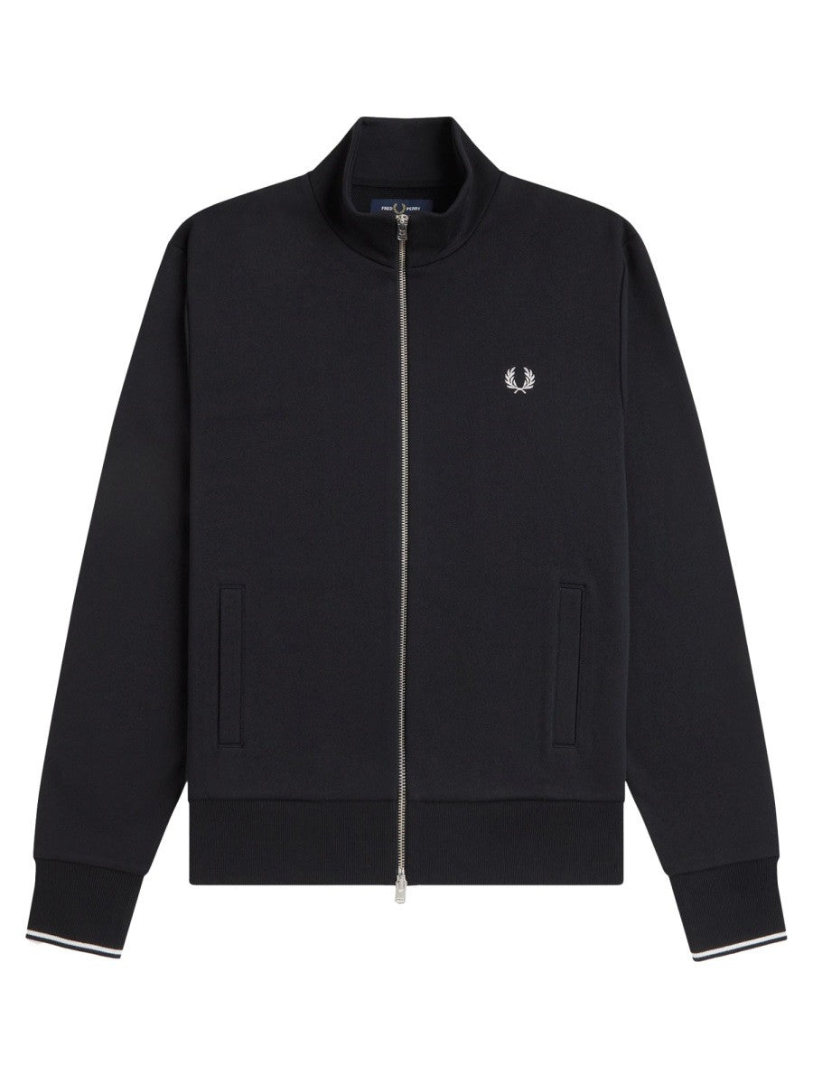 Fred Perry Men's Zip Sweatshirt Black