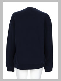 JW Anderson Unisex Felpa Con Ricamato Anchor Blue