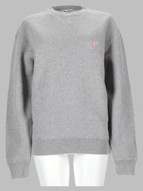 JW Anderson Unisex Felpa Con Ricamato Anchor Grey