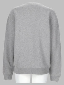 JW Anderson Unisex Felpa Con Ricamato Anchor Grey