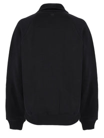 Ami Paris Unisex Embroidered Sweatshirt Black, view 2