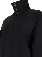 Ami Paris Unisex Embroidered Sweatshirt Black, view 3